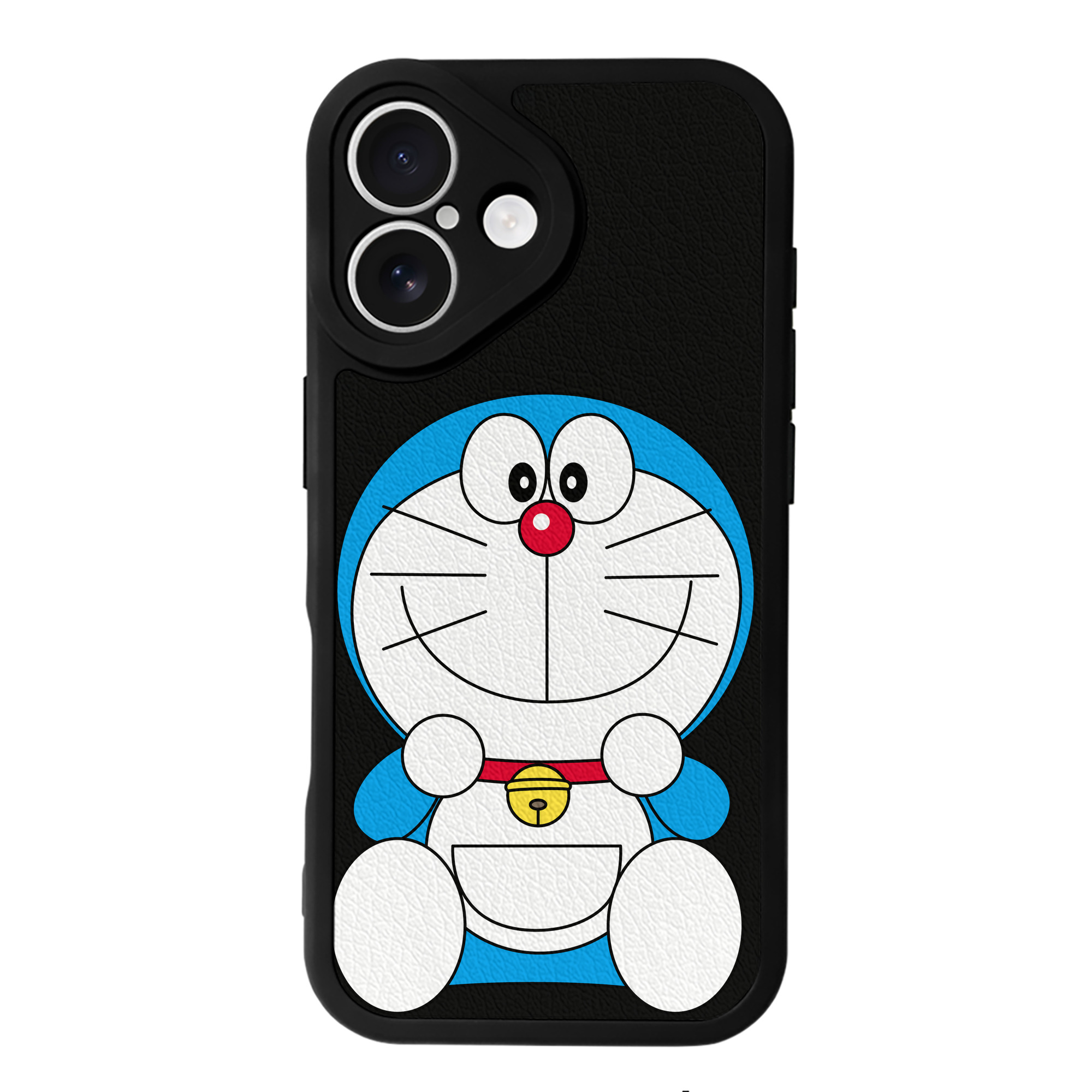 （画像用） ドラえもん Doraemon 【iPhone 16シリーズ対応】シリコンスマホケース（レザー調） 材質：シリコン